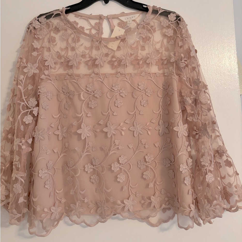 NWT Blush BLOUSE